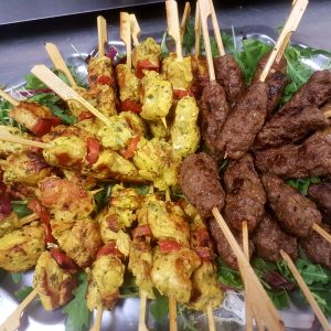 Couscous brochettes de kefta